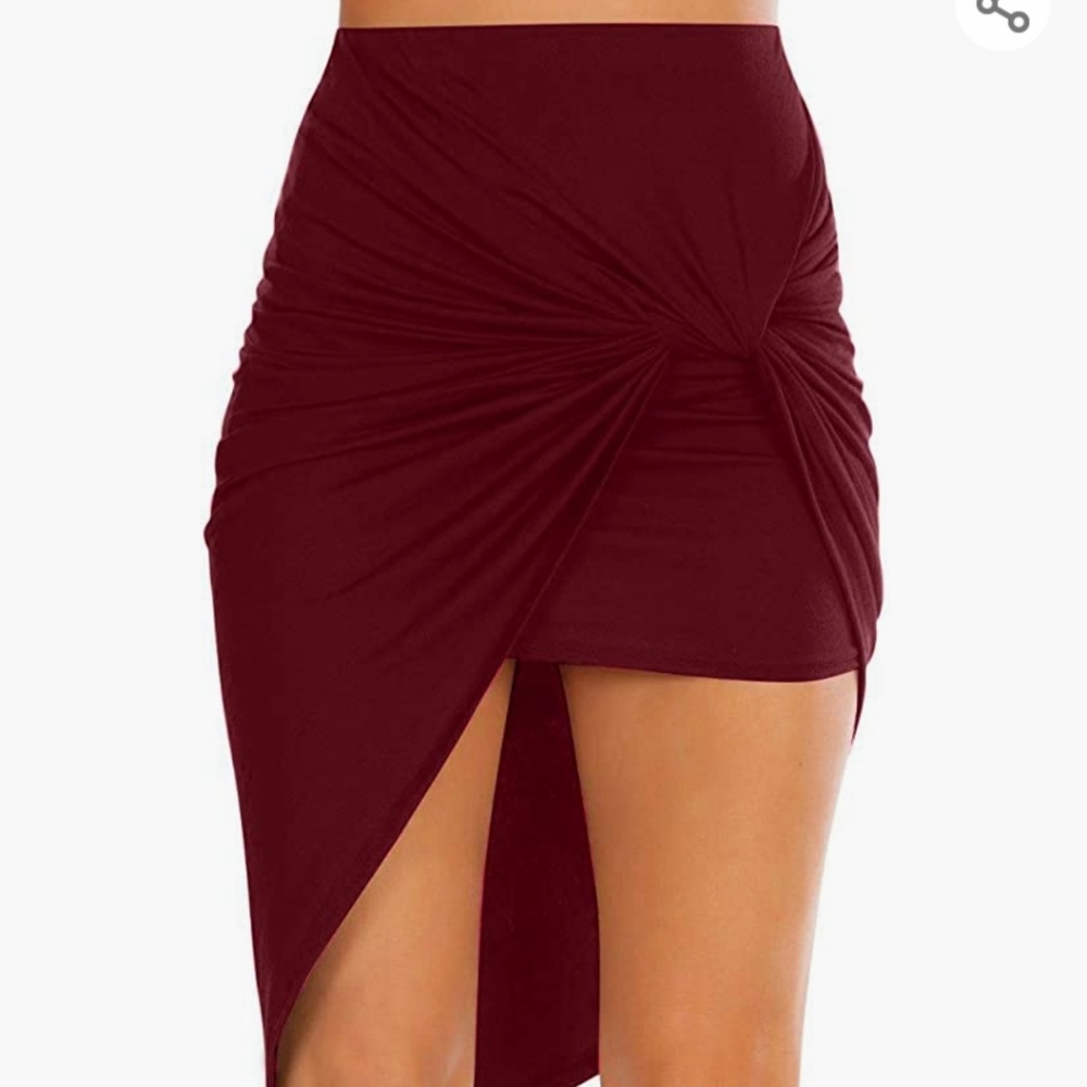 Simlu high/low skirt size large